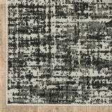 10' X 13' Beige and Black Abstract Stain Resistant Indoor Outdoor Area Rug - Homeroots - Flyclothing LLC