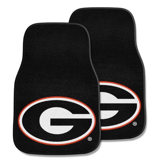 Georgia Bulldogs Front Carpet Car Mat Set - 2 Pieces - Georgia