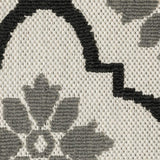 5' X 7' Beige and Black Geometric Stain Resistant Indoor Outdoor Area Rug - Homeroots - Flyclothing LLC