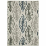 3' X 5' Beige Floral Stain Resistant Indoor Outdoor Area Rug - Homeroots - Flyclothing LLC