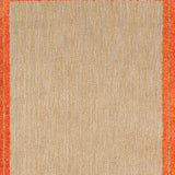 2' X 8' Orange Stain Resistant Indoor Outdoor Area Rug - Homeroots - Flyclothing LLC