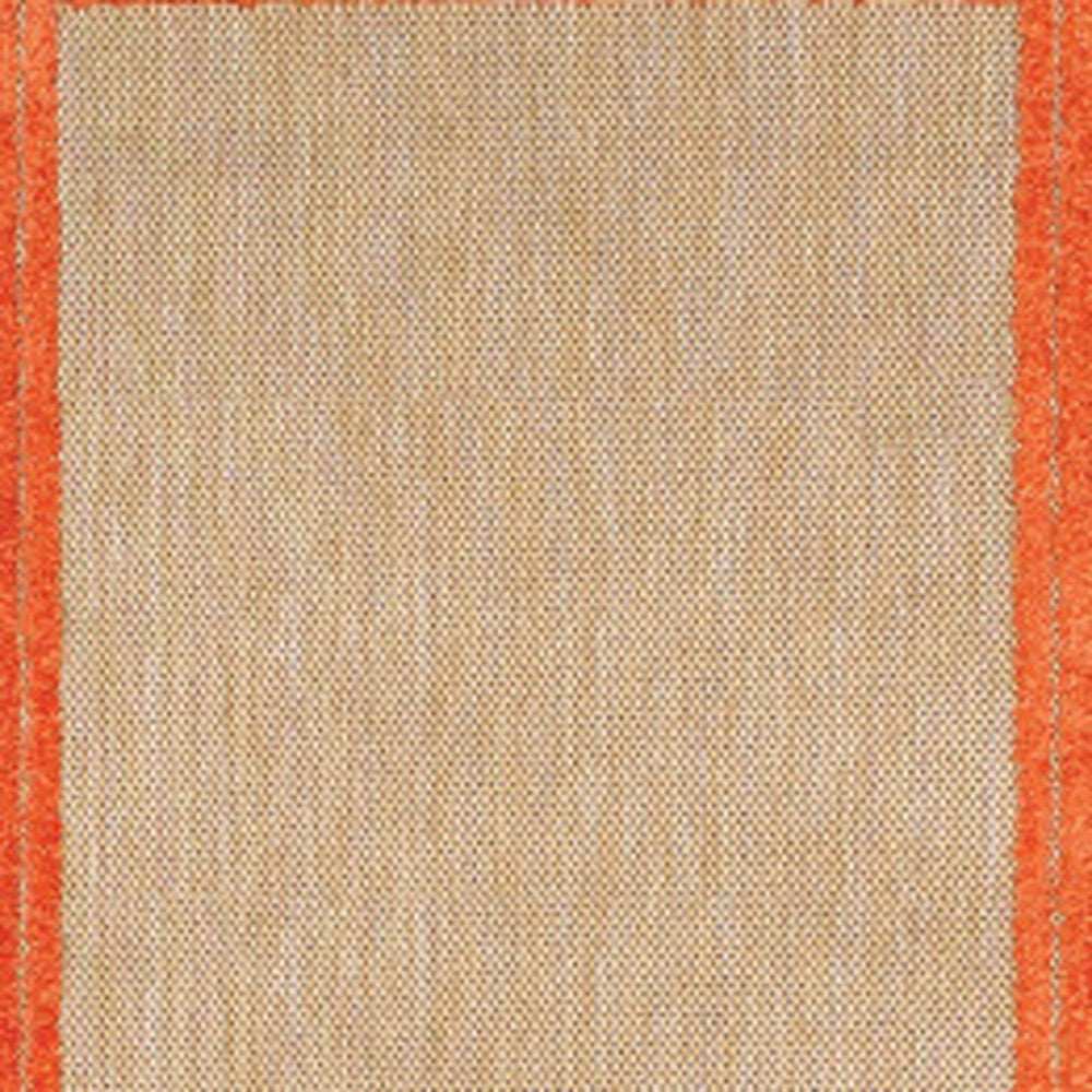 2' X 8' Orange Stain Resistant Indoor Outdoor Area Rug - Homeroots - Flyclothing LLC
