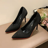 Point Toe Stiletto Pumps - Trendsi - Flyclothing LLC
