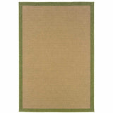 9' X 13' Beige Stain Resistant Indoor Outdoor Area Rug - Homeroots - Flyclothing LLC