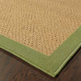9' X 13' Beige Stain Resistant Indoor Outdoor Area Rug - Homeroots - Flyclothing LLC