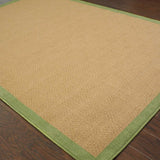 9' X 13' Beige Stain Resistant Indoor Outdoor Area Rug - Homeroots - Flyclothing LLC