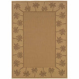 9' X 13' Beige Stain Resistant Indoor Outdoor Area Rug - Homeroots - Flyclothing LLC