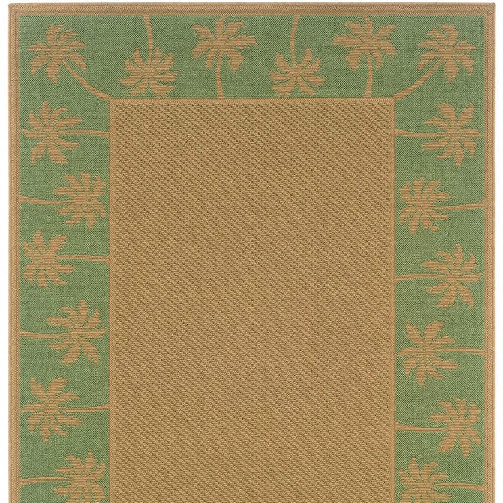 9' X 13' Beige Stain Resistant Indoor Outdoor Area Rug - Homeroots - Flyclothing LLC