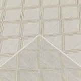2' X 7' Gray and Ivory Geometric Stain Resistant Indoor Outdoor Area Rug - Homeroots