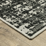 2' X 4' Beige and Black Abstract Stain Resistant Indoor Outdoor Area Rug - Homeroots - Flyclothing LLC