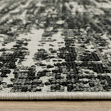 2' X 4' Beige and Black Abstract Stain Resistant Indoor Outdoor Area Rug - Homeroots - Flyclothing LLC