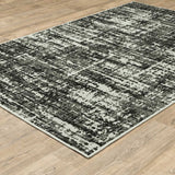 2' X 4' Beige and Black Abstract Stain Resistant Indoor Outdoor Area Rug - Homeroots - Flyclothing LLC