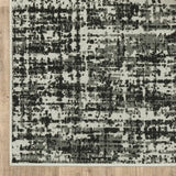 2' X 4' Beige and Black Abstract Stain Resistant Indoor Outdoor Area Rug - Homeroots - Flyclothing LLC