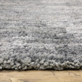 10' X 13' Grey Shag Power Loom Stain Resistant Area Rug - Homeroots - Flyclothing LLC