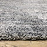10' X 13' Grey Shag Power Loom Stain Resistant Area Rug - Homeroots - Flyclothing LLC