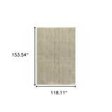 10' X 13' Stone Shag Power Loom Stain Resistant Area Rug - Homeroots - Flyclothing LLC