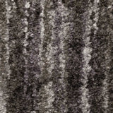10' X 13' Charcoal Shag Power Loom Stain Resistant Area Rug - Homeroots - Flyclothing LLC