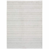 10' X 13' White And Grey Geometric Power Loom Stain Resistant Area Rug - Homeroots - Flyclothing LLC