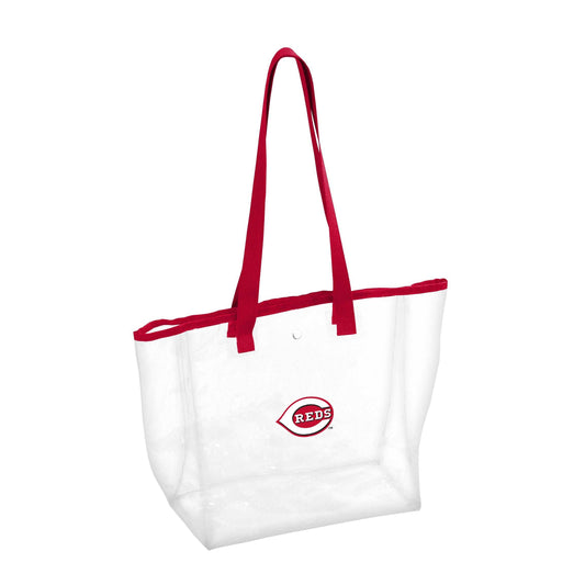 Cincinnati Reds Clear Tote - Logo Brands - Flyclothing LLC