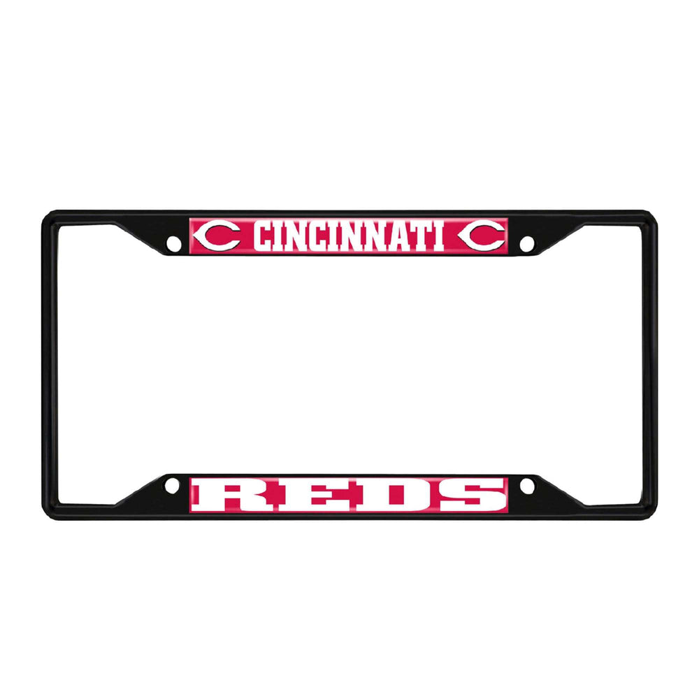 MLB - Cincinnati Reds Black License Plate Frame - Logo Brands - Flyclothing LLC
