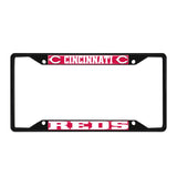 MLB - Cincinnati Reds Black License Plate Frame - Logo Brands - Flyclothing LLC