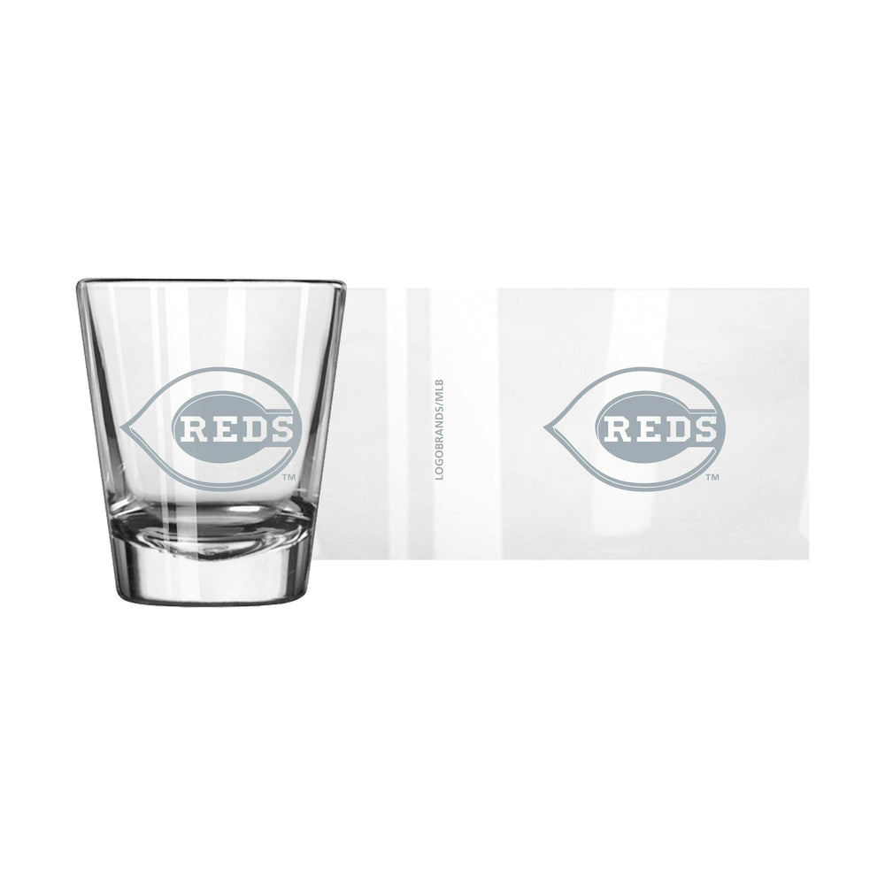 Cincinnati Reds 2oz Frost Shot Glass - Logo Brands - Flyclothing LLC