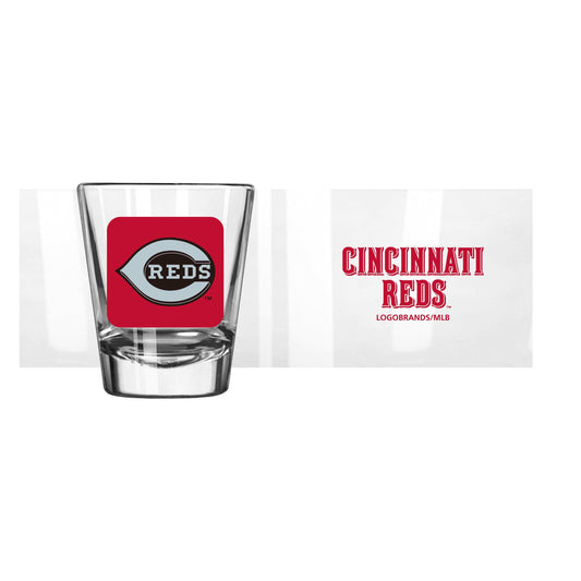 Cincinnati Reds 2oz Cube Shot Glass - Logo Brands - Flyclothing LLC