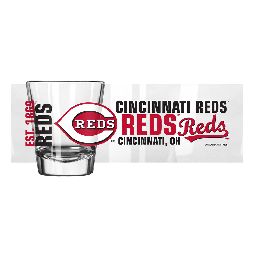 Cincinnati Reds 2oz Spirit Shot Glass - Logo Brands - Flyclothing LLC