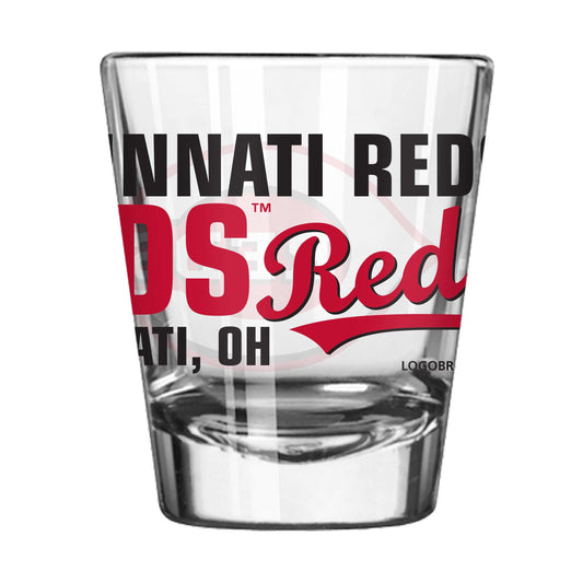 Cincinnati Reds 2oz Spirit Shot Glass - Logo Brands - Flyclothing LLC