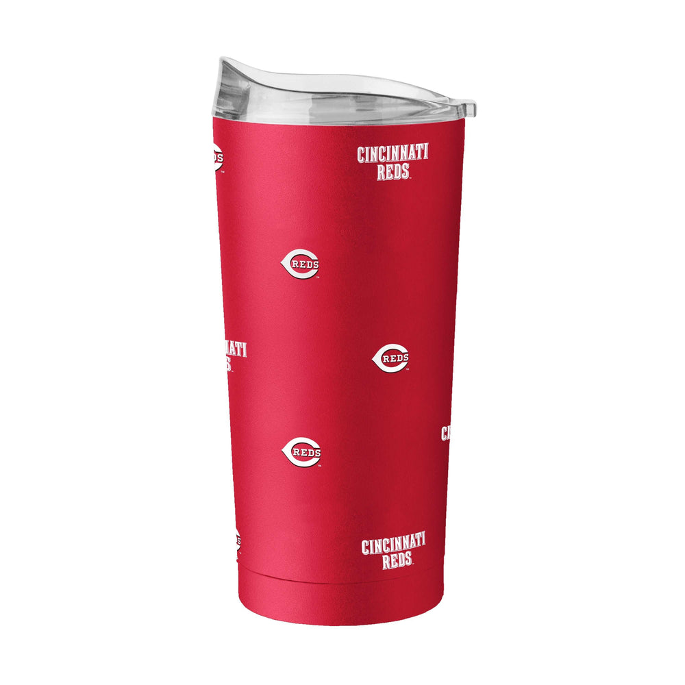Cincinnati Reds 20oz Step And Repeat Powder Coat Tumbler - Logo Brands - Flyclothing LLC