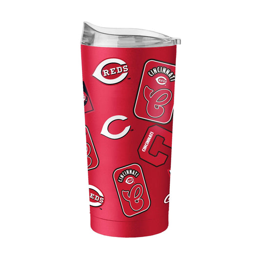 Cincinnati Reds 20oz Dream Weave Powder Coat Tumbler - Logo Brands - Flyclothing LLC