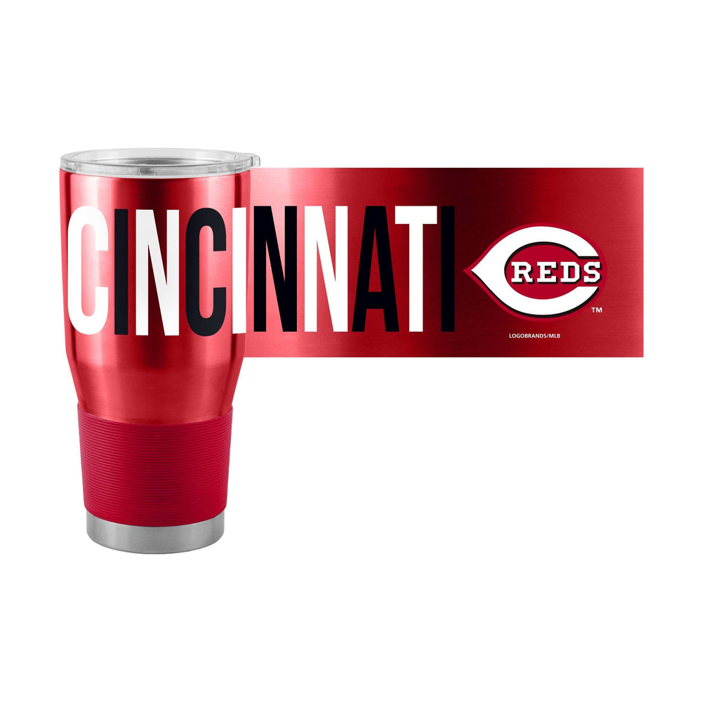 Cincinnati Reds Overtime 30oz Stainless Tumbler - Logo Brands - Flyclothing LLC