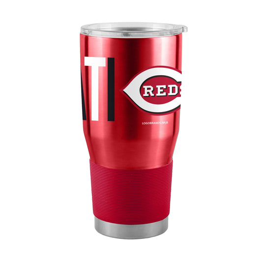 Cincinnati Reds Overtime 30oz Stainless Tumbler - Logo Brands - Flyclothing LLC