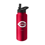 Cincinnati Reds Logo Quencher Water Bottle - Logo Brands - Flyclothing LLC