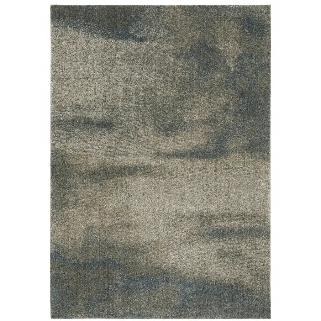 7' X 10' Gray Abstract Power Loom Area Rug - Homeroots - Flyclothing LLC