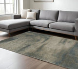 7' X 10' Gray Abstract Power Loom Area Rug - Homeroots - Flyclothing LLC
