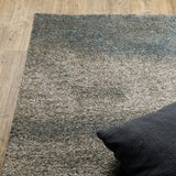 10' X 13' Gray Abstract Power Loom Area Rug - Homeroots - Flyclothing LLC