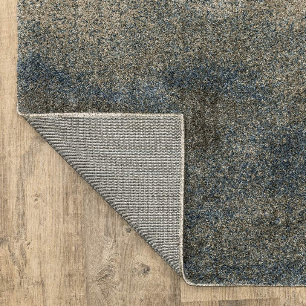 10' X 13' Gray Abstract Power Loom Area Rug - Homeroots - Flyclothing LLC