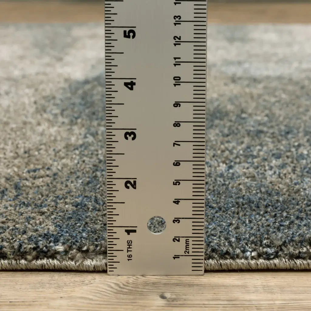 10' X 13' Gray Abstract Power Loom Area Rug - Homeroots - Flyclothing LLC