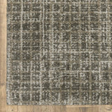 8' X 11' Gray Geometric Power Loom Area Rug - Homeroots - Flyclothing LLC