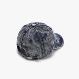 Distressed Cotton Baseball Cap - Trendsi