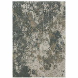 8' X 11' Tan and Gray Abstract Power Loom Area Rug - Homeroots - Flyclothing LLC