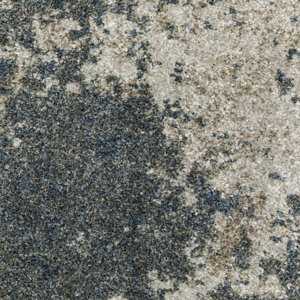 10' X 13' Tan and Gray Abstract Power Loom Area Rug - Homeroots - Flyclothing LLC