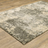 5' X 8' Charcoal Grey Beige And Tan Abstract Power Loom Stain Resistant Area Rug - Homeroots - Flyclothing LLC