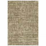 10' X 13' Beige Brown Tan And Blue Green Abstract Power Loom Stain Resistant Area Rug - Homeroots - Flyclothing LLC