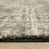 5' X 8' Charcoal Grey Beige And Tan Abstract Power Loom Stain Resistant Area Rug - Homeroots - Flyclothing LLC