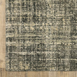 5' X 8' Charcoal Grey Beige And Tan Abstract Power Loom Stain Resistant Area Rug - Homeroots - Flyclothing LLC