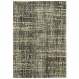10' X 13' Charcoal Grey Beige And Tan Abstract Power Loom Stain Resistant Area Rug - Homeroots - Flyclothing LLC