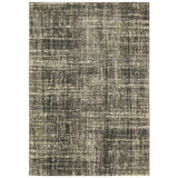 10' X 13' Charcoal Grey Beige And Tan Abstract Power Loom Stain Resistant Area Rug - Homeroots - Flyclothing LLC
