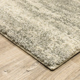 2' X 8' Grey Beige And Tan Abstract Power Loom Stain Resistant Runner Rug - Homeroots - Flyclothing LLC